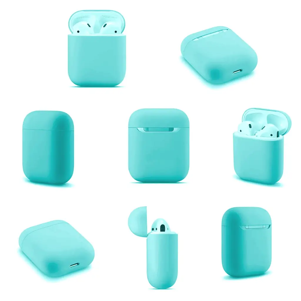 Auriculares Inalámbricos Airpods Pro Con Estuche Plastico Color Azul