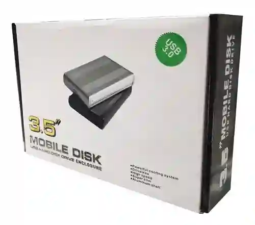 Caja Para Disco Duro Usb 3.0 Externa 3.5 Mobile Disk