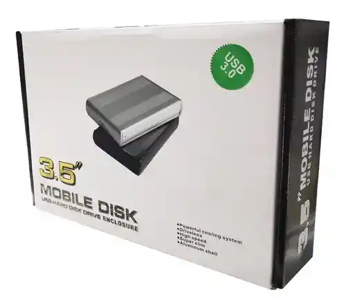 Caja Para Disco Duro Usb 3.0 Externa 3.5 Mobile Disk