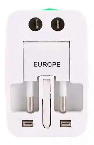 Adaptador Viajero Convertidor Universal Europeo