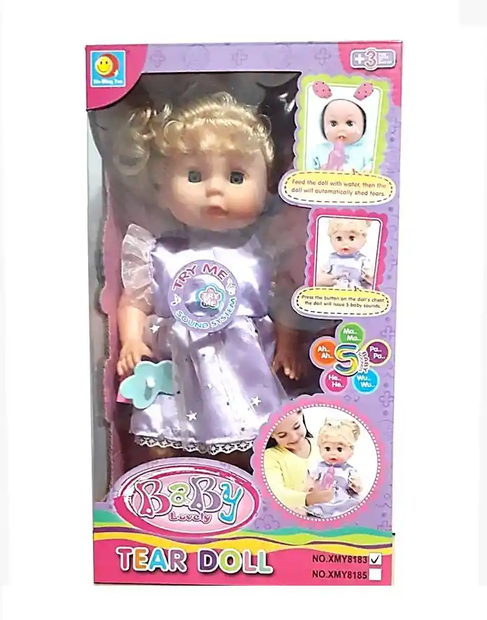 Juguete Muñeca Que Llora Tear Doll Ref Xmy8183