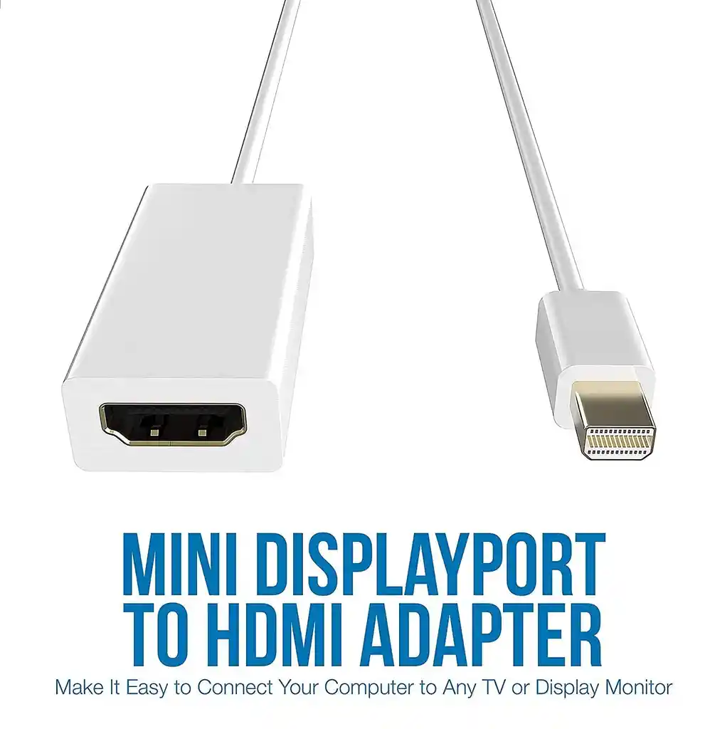 Adaptador Mini Displayport A Hdmi Cable Thunderbolt Dp Mac Pro Air Pc