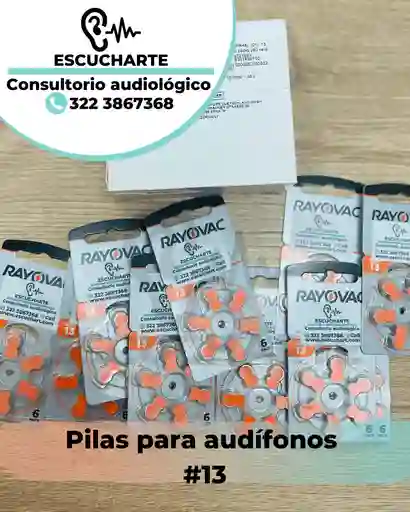 Caja De Pilas Auditivas #13