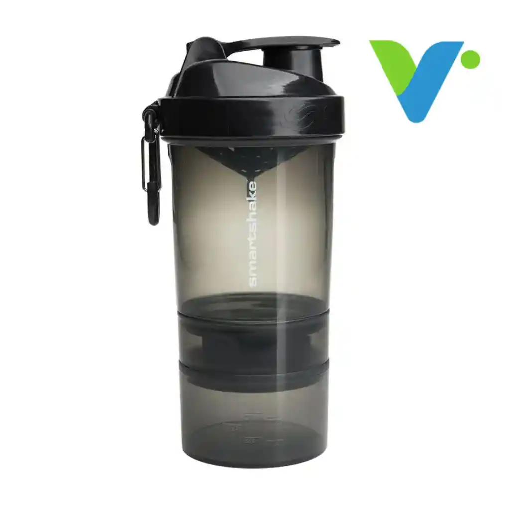 Smartshake Original 800ml / 27oz Negro Humo Gunsmoke Black