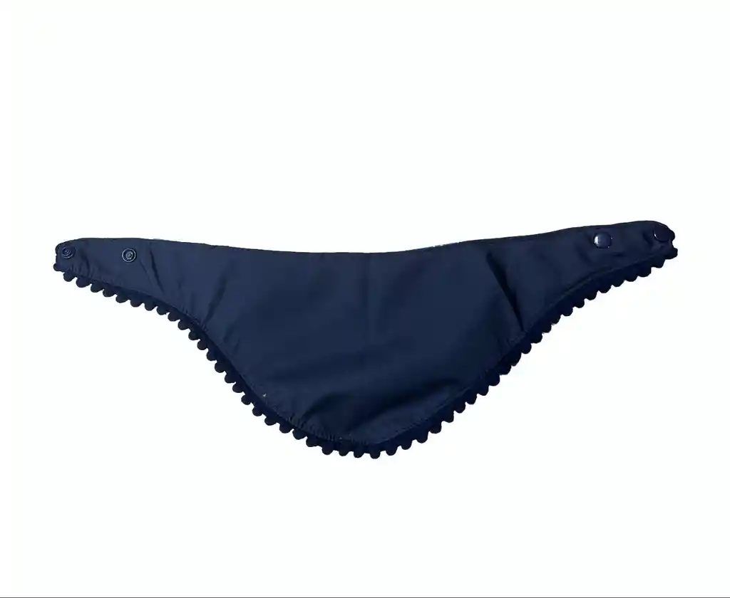 Pañoleta Navideña Azul Doble Faz Talla S