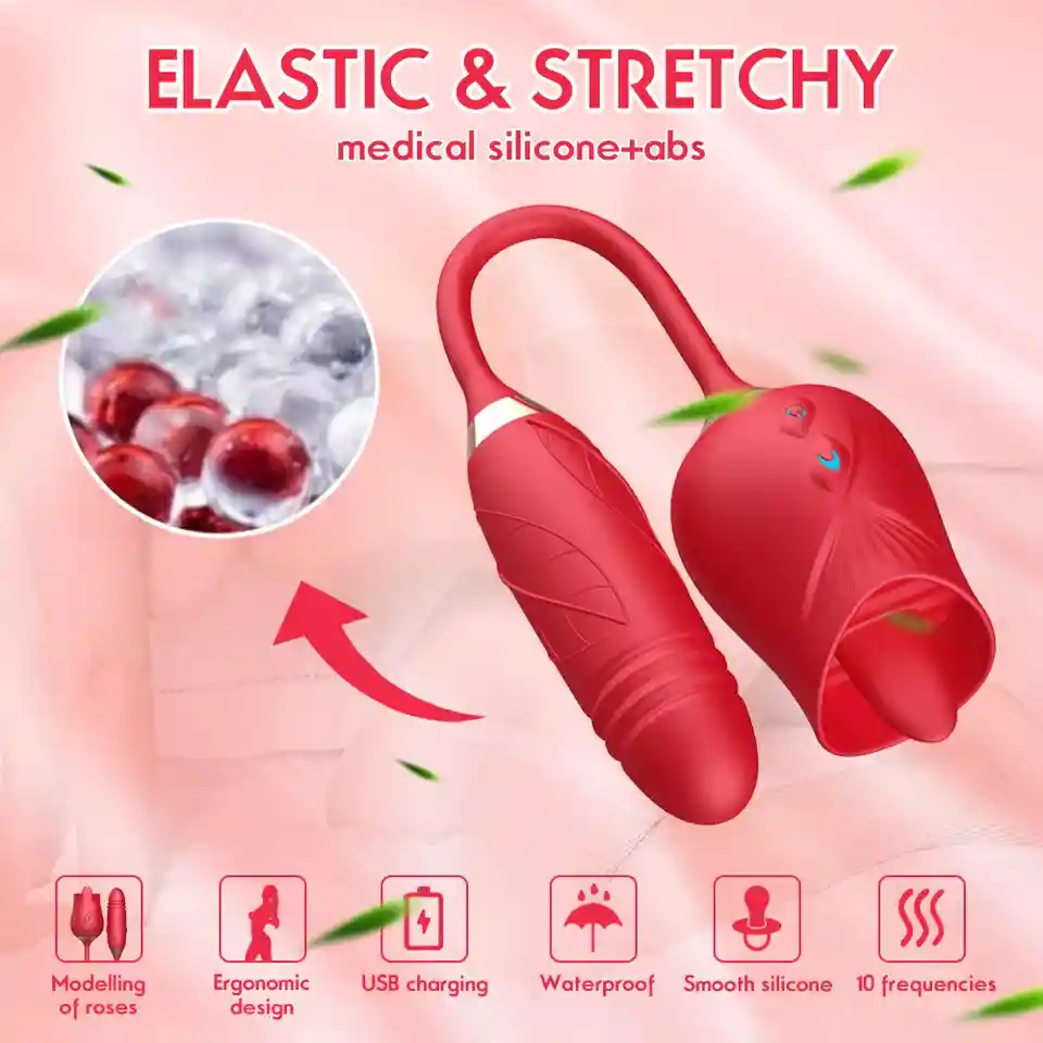 Vibrador Flower Recargable