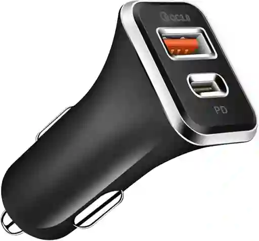 Cargador Carro Carga Rapida Usb Tipo C Samsung Huawei Qc 4.0