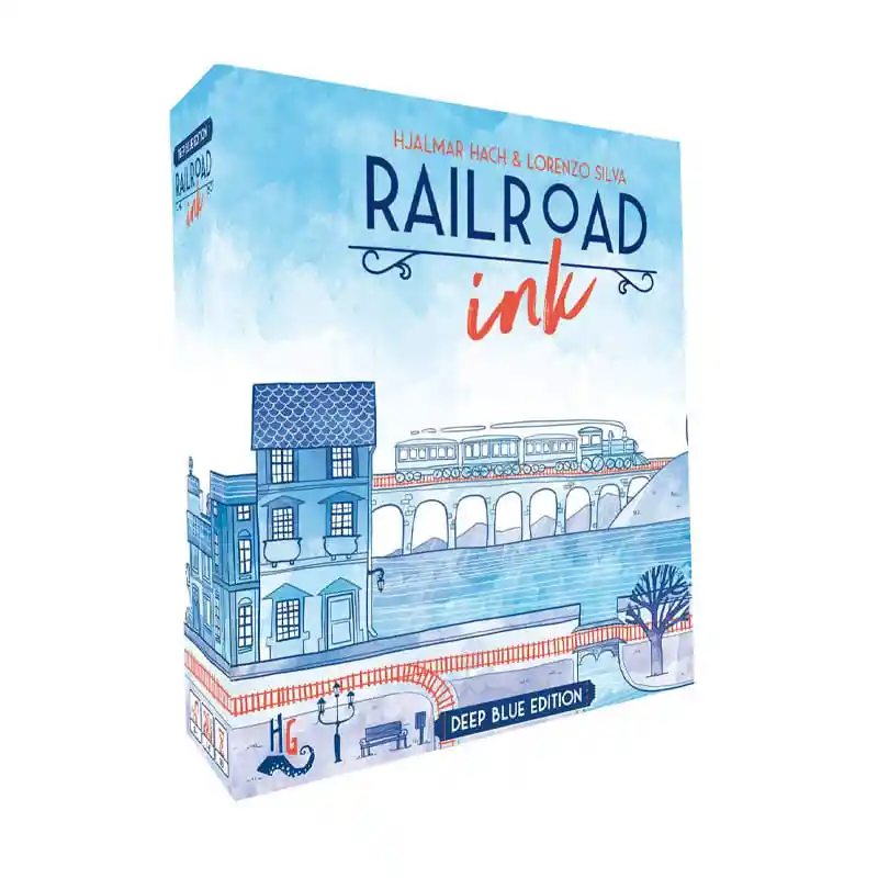 Juego De Mesa Railroad Ink Edicion Azul Profundo