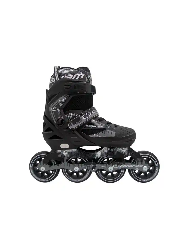 Patines Roller Team Canariam Gris X Negro 34-37 R84mm Ch3r