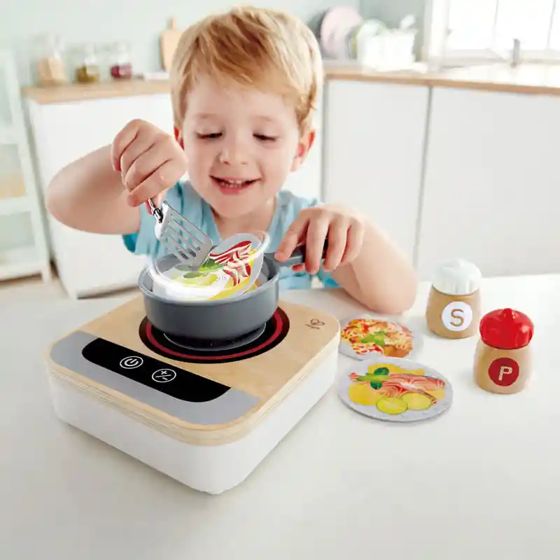 Estufa De Mesa Con Accesorios Marca Hape