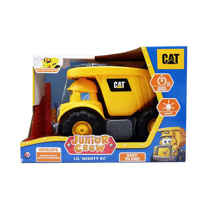 Volqueta Con Control Remoto Y Luces Junior Crew Cat