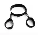 Collar Con Esposas Inmobilizador Bdsm Narvel