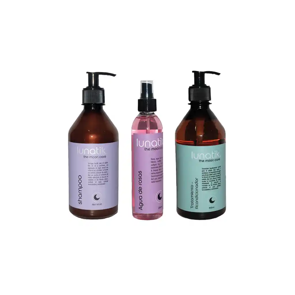 Shampoo De Cebolla + Agua De Rosas + Tratamiento Acondicionador