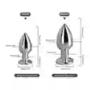 Plug Anal Vibrador Olimpo Talla M Camtoyz