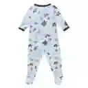 Pijama Bebé Enteriza Bunny Estampado Niño Verde Mar Talla 000 Meses