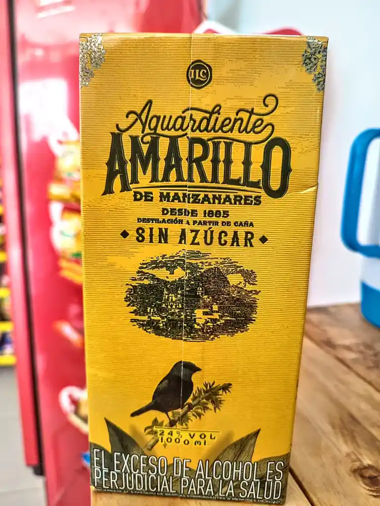 Aguardiente Amarillo Tetrapak Litro