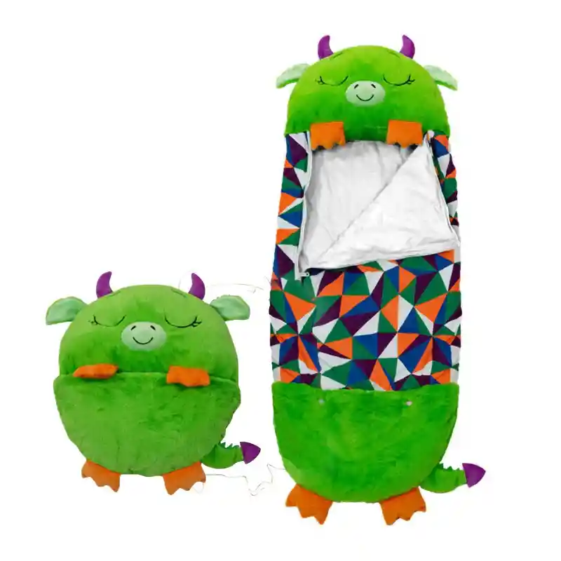 Saco De Dormir Para Ninos Happy Nappers Dragón Verde