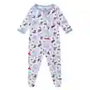 Pijama Bebé Enteriza Bunny Estampado Niño Azul Jaspe Talla 18-24 Meses