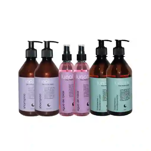 Shampoo De Cebolla + Tratamiento Acondicionador + Agua De Rosas