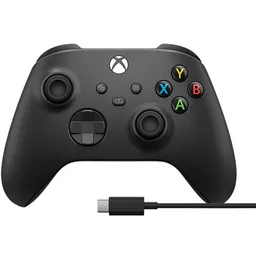 Xbox One Control Core Carbón Black + Cable Usb