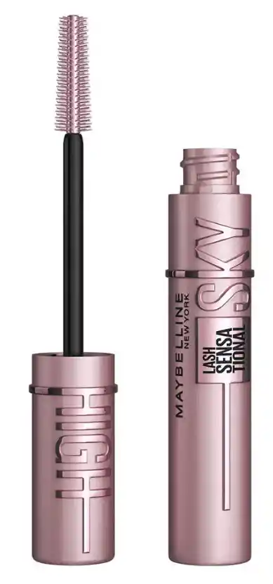 Maybelline Pestañina Skyhigh Black A Prueba De Agua