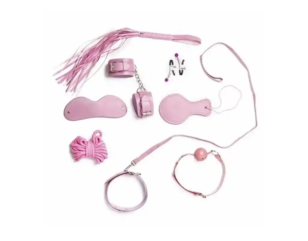 Kit Bondage 8 Piezas Parejas Sadomasoquismo