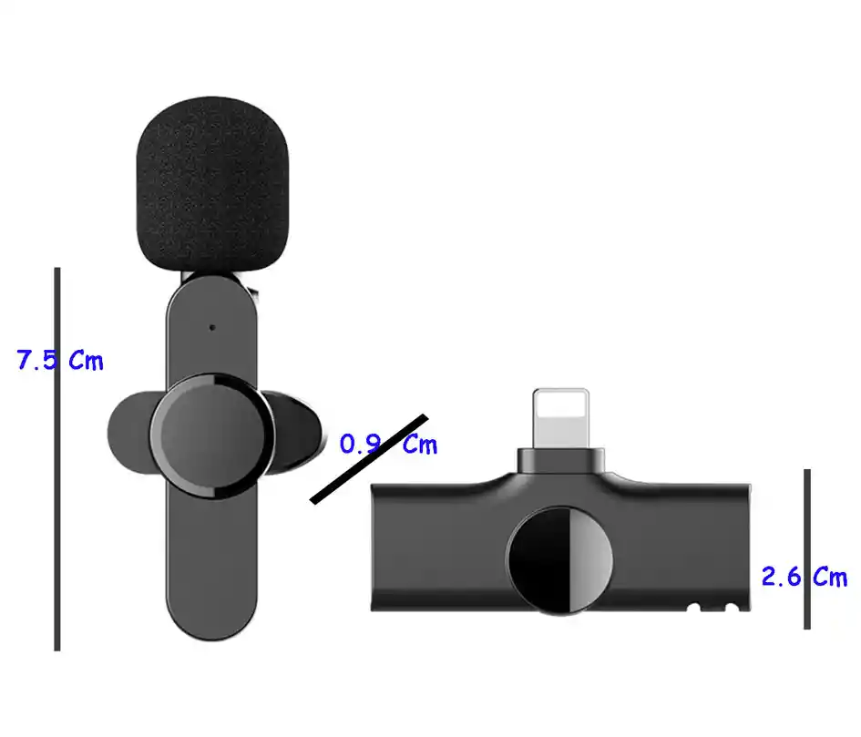 Micrófono Inalámbrico Lavalier Iphoneipad Series Ligthning