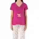 Pijama Materna Florencia Fucsia Talla M