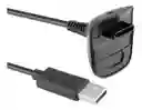 Kit Carga Y Juega Xbox 360 Juega 35 Horas Batería Cable Control Xbox Mando