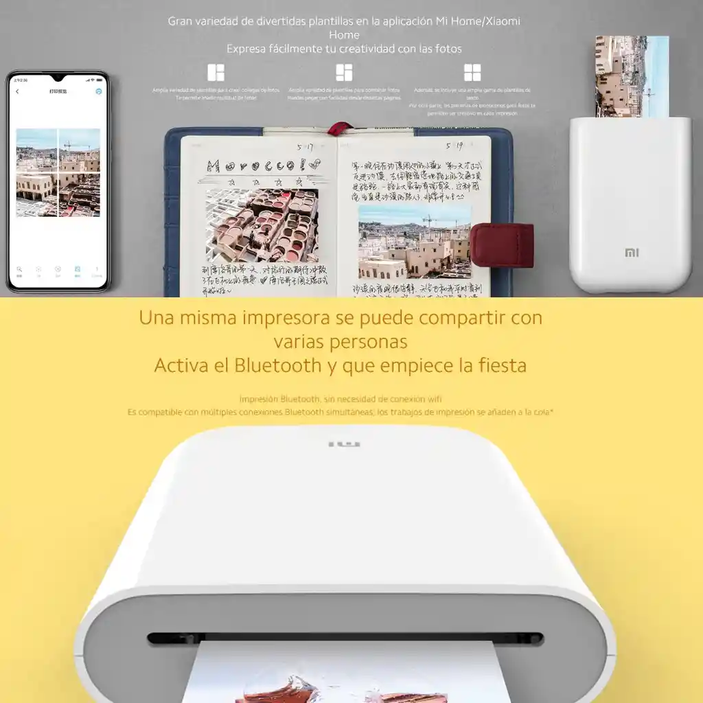 Impresora Fotográfica Portátil Xiaomi Portable Photo Printer