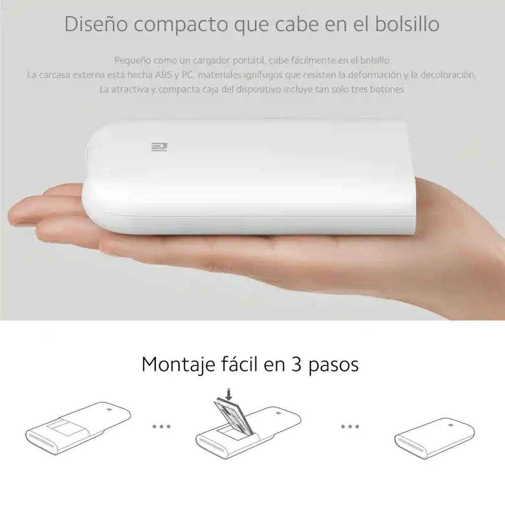 Impresora Fotográfica Portátil Xiaomi Portable Photo Printer