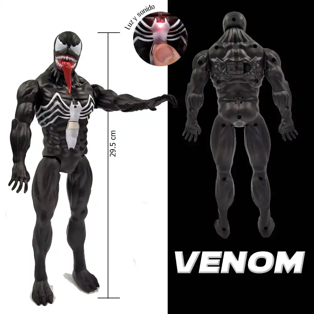 Venom Figura Juguetes Avengers Muñecos Jugueteria
