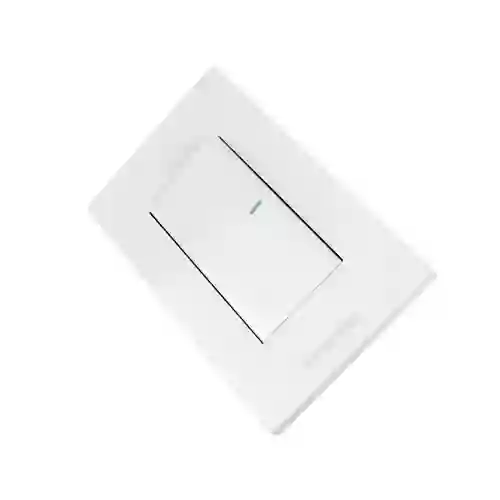 Interruptor Sencillo Conmutable 10a 110v-250v Color Blanco