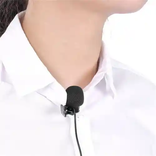Micrófono De Solapa Para Celular Entrada 3.5 Mm