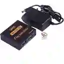Splitter Hdmi 2 X 1 Multipuerto 2 Salidas + Cargador