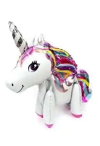 Globo Metalizado Unicornio 4d