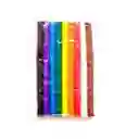 Plastilina Parchesitos X9 Colores Larga