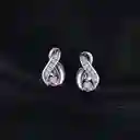 Aretes Tpos Para Mujer Con Amatista Natural Fabricados En Plata 925