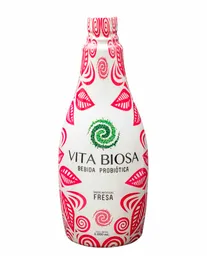 Probiotico Fresa Botella Vita Biosa 1 Lt