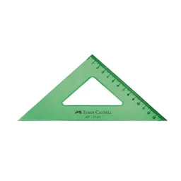 Escuadra Faber Castell 21cm 45 Grados