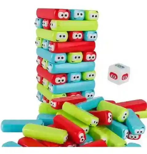 Juguete Juego De Mesa Jenga/yenga Infantil Stacking Block Game Ref Zt1011a-10	