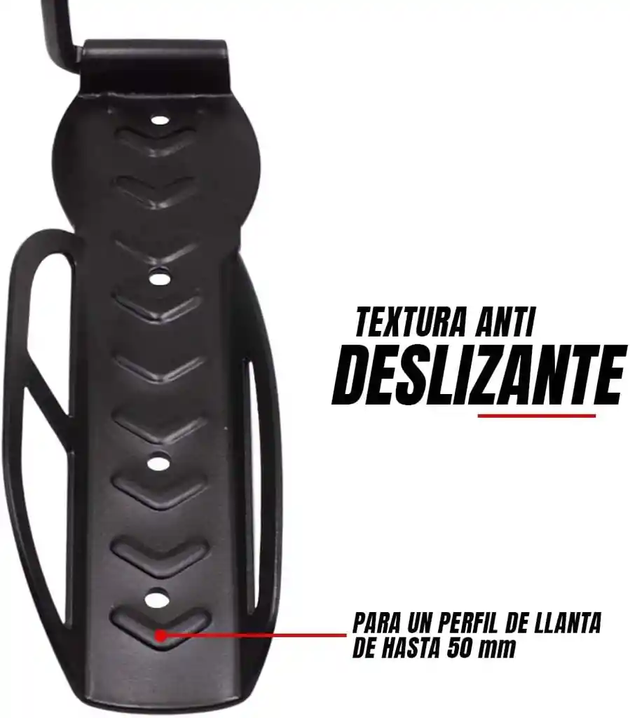 Soporte Para 2 Bicicletas Gancho Pared Bicicleta Resistencia 30kg X 1 Par