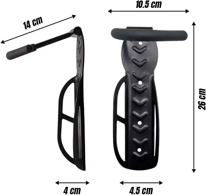 Soporte Para 2 Bicicletas Gancho Pared Bicicleta Resistencia 30kg X 1 Par