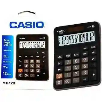 Calculadora Escritorio 12 Dig Mx-12-bk Negra