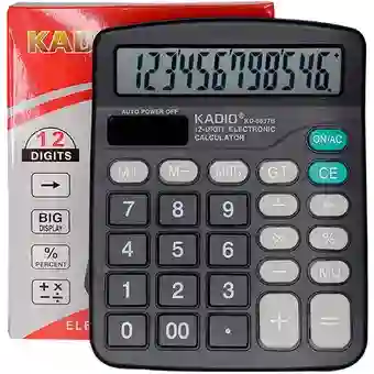 Calculadora Kadio Kd-8837b 12 Dígitos Numeros Grande Comoda Nueva