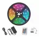 Luz Led Multicolor Rgb, Trae Cargador, Control Remoto