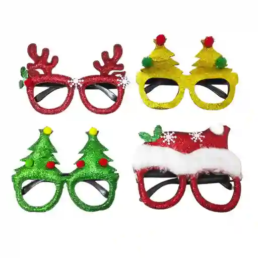 Kit De 4 Gafas Para Navidad - Novena