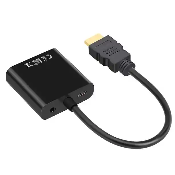 Adaptador Convertidor Cable Hdmi A Vga Computadores Consolas Ps3 Ps4 Xbox