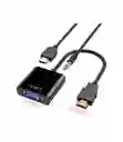 Adaptador Convertidor Cable Hdmi A Vga Computadores Consolas Ps3 Ps4 Xbox