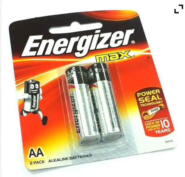 Pila Aa Alkalina Energizer X 2 Unidades